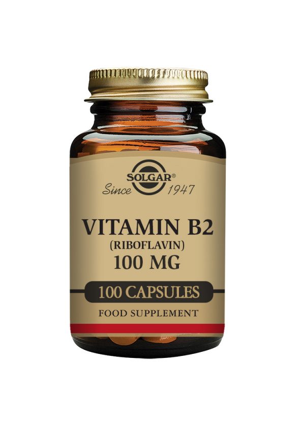 Vitamina B2 (Riboflavina)100 mg Solgar Portugal